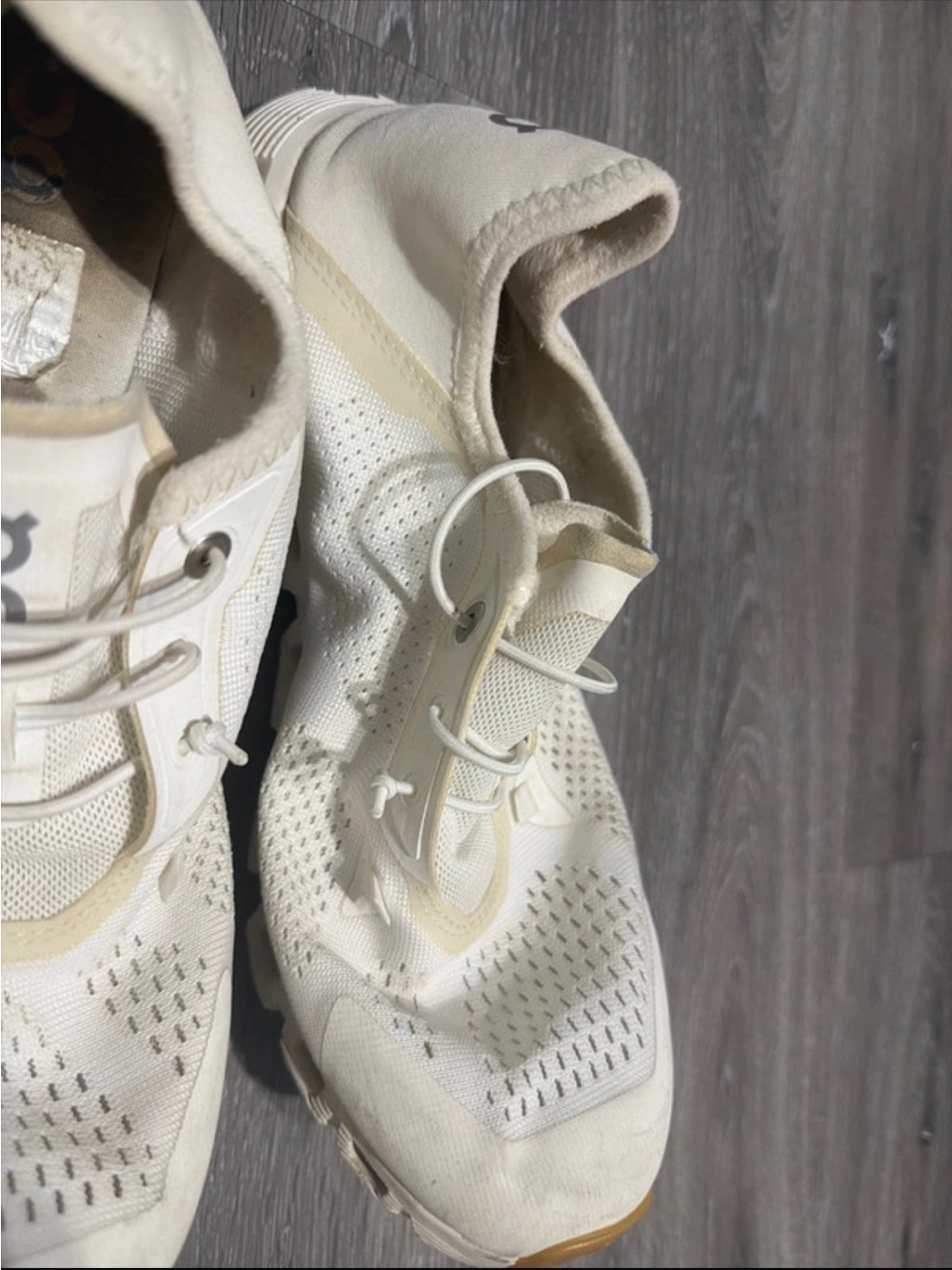 On Running Women's Cloudnova Athletic Shoes in Off-White - Picture 4 of 7